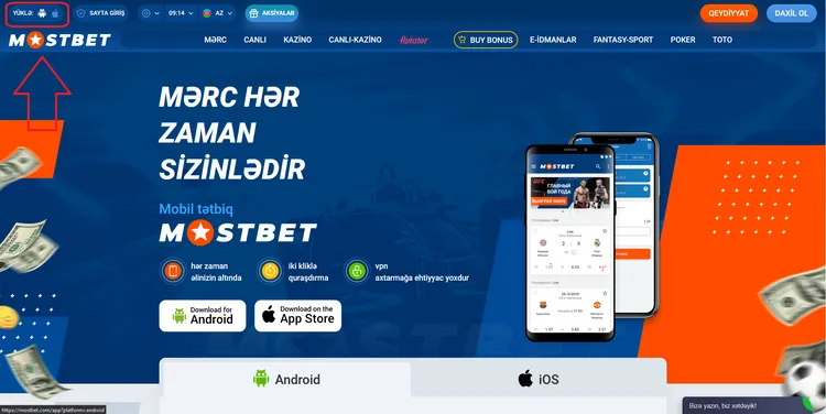 Mostbet Azərbaycan android Mostbet Azərbaycan android